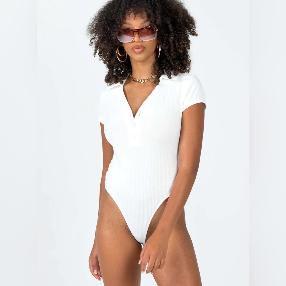 Princess Polly white backless bodysuit Montrose
